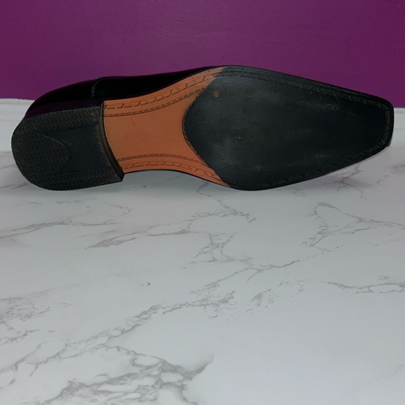 MENS Antonio Cerrelli Red and Black Formal Shoes - Picture 6 of 14